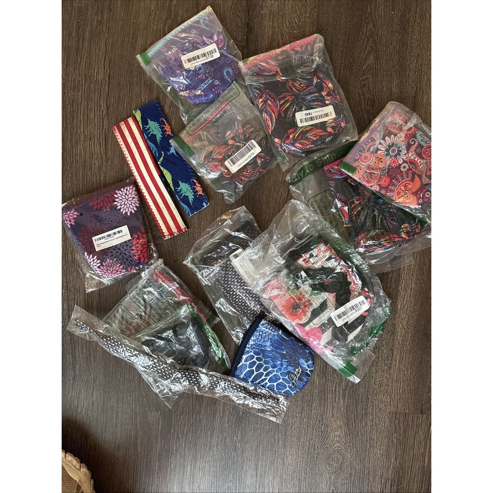 Lot Of 14 Koverz Water Bottle Sleeve Holder Strap NEW All Different Prints